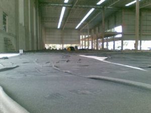 Manta para cura de concreto