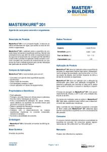 MasterKure 201 - BASF - Ficha Técnica